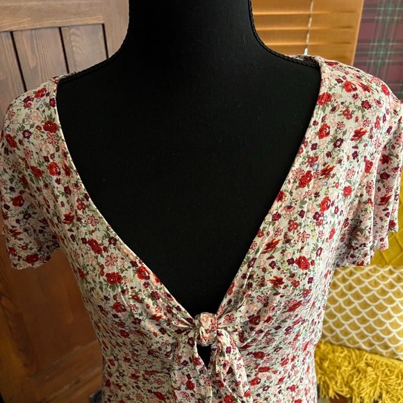 Xhilaration Floral Print Dress Size Medium - Picture 2 of 7